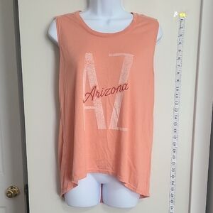 Coral‎ Tank Muscle Tee Asyml Sleeveless